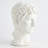 Hadrian Bust-White Glaze