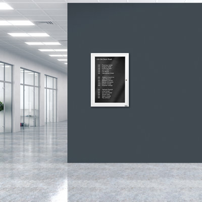 Tableau d'affichage mural fermé pour armoire d'annuaire