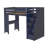  Gannon Twin 4-Drawer Solid Wood Loft Bed with Built-in-Desk-1043084908