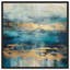 «Mermaid Lagoon», art mural abstrait coloré par Art Remedy-104624607-104624610