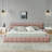 California King Size Upholstered Bed Frame-1575228077