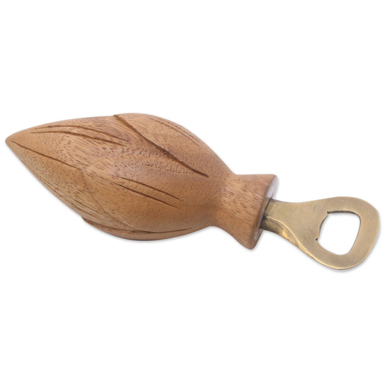 Ouvre-bouteille en bois, Marron