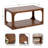Dahl Solid Mango Wood Coffee Table with Negative Space for Living Room Table Decor