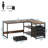  59" L-Shaped Computer Desk for Home Office, Small Space Corner Desk with 4 Drawers-830980514