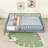 Queen Wood Floor Bed With Fence-499860943