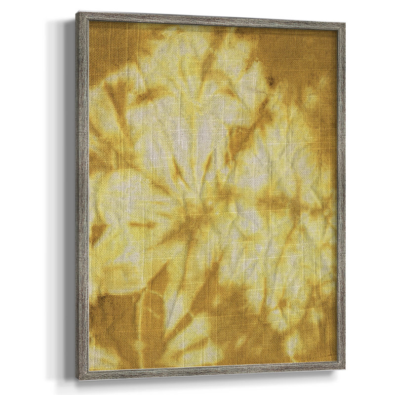 «Turmeric Sunrise II», reproduction encadrée - bois massif, H 11 po x l 9 po