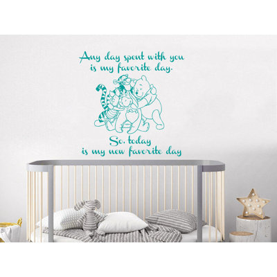 Décalcomanie murale winnie classic the pooh