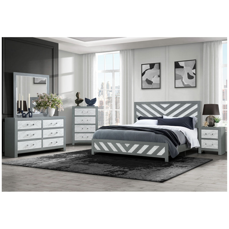 RUSH GREY NIGHTSTAND