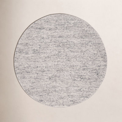 Elle Light Grey Ivory Hand-Woven Rug