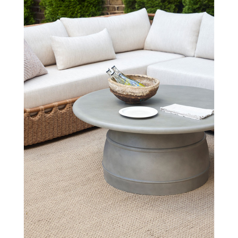 Ravenna Outdoor Table, 18" H x 42" W x 42" D