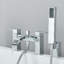 Aiysha 2 Handle Deck Waterfall Faucet Bath Filler with Diverter