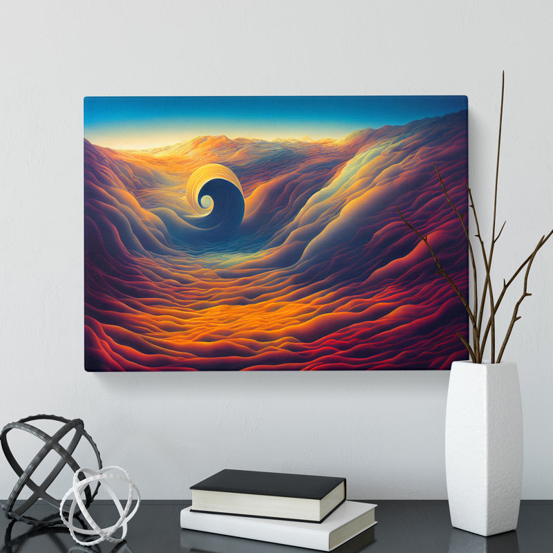 Cloudy Sky Surrealism Abstract - Wrapped Canvas, 35cm H x 50cm W x 3cm D