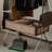 Coat Rack Walnut Stainless Steel Storage Wheels