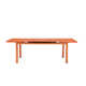 Gibraltar 96'' Extendable Powder Coated Aluminum Outdoor Dining Table
