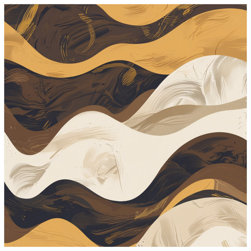 Édredon Wavy Earthy, Simple extra long