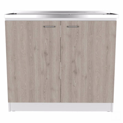 Rectangle 2-Door Utility Sink And Cabinet