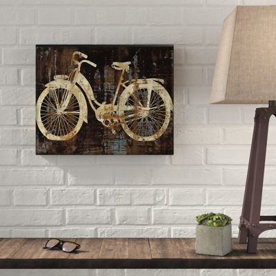 « patined bicycle »-impression sous forme d’art