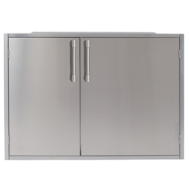 30" Low Profile Stainless Steel Dry Storage Cabinet