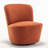 Berrier Boucle Swivel Barrel Chair-196968106