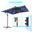 Parasol d'extérieur carré 8,2 x 8,2 pi Lannie-613090441