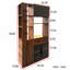 Armoire de rangement avec espace de rangement multifonctionnel, organisateur d'entrée moderne en bois-99325124