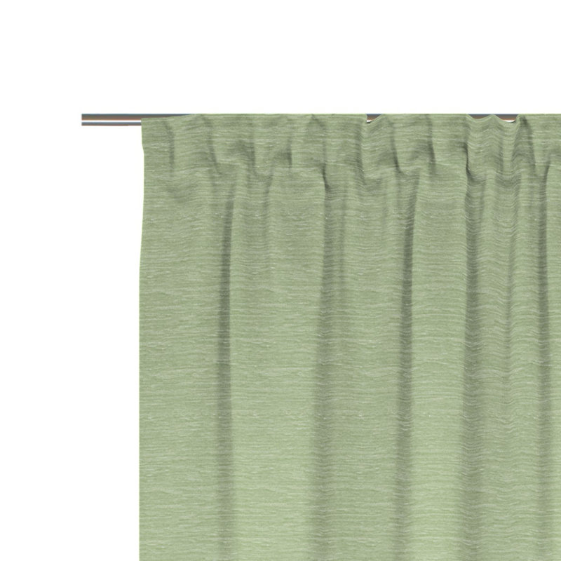 Breedlove Room Darkening Curtain Single Panel, Light green, 225cm H x 270cm W