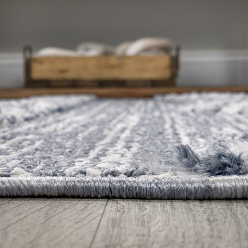 Tapis gris / crème Dardanelle, Rectangle 3 pi 11 po x 6 pi