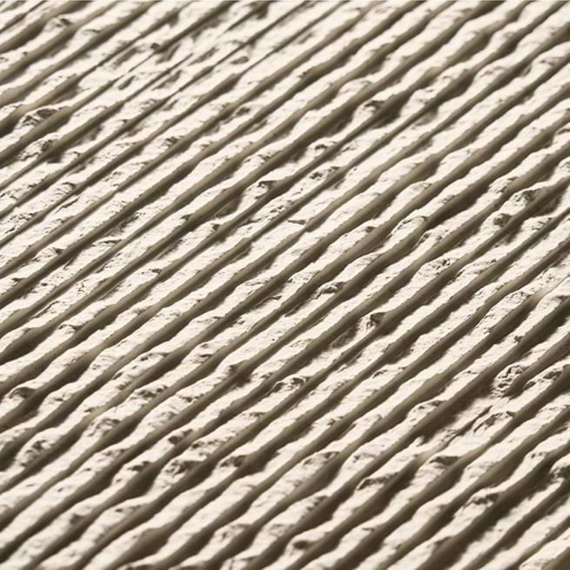 Rakestone 12x24 3D Honed Limestone Stone Tile, Bianco Ice White, Marble, Split Textured