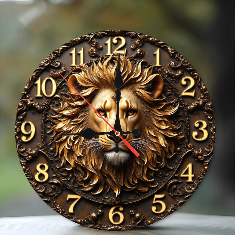 Lion Wall Clock