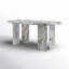 Arian 72'' Oval Marble Dining Table-98537493