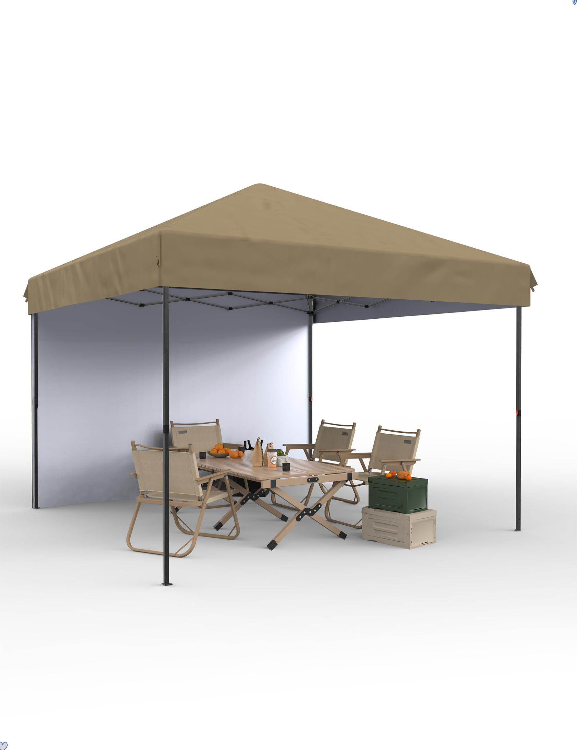 Zstar Feet Instant Pop-Up Canopy Tent, 1 Removable Sidewalls ...