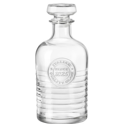 Bormioli Rocco Officina1825 33.75 oz Whiskey or Spirits Decanter