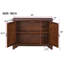 Buffet en bois massif 40 po Draike-486474914