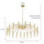 Lustre à intensité variable 18 lumières Apogeeville-205092697