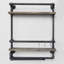 Hopedale 2 Piece Solid Wood Accent Shelf