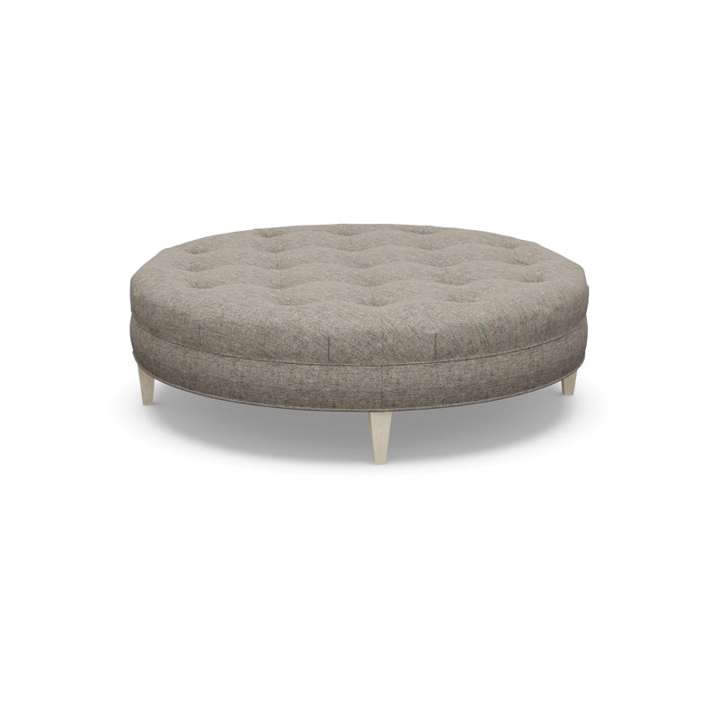 Round Ottoman, 2243-80, Sandstone