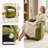 Upholstered Swivel Accent Chair With Chenille Fabric, Comfy Barrel Leisure Armchair With Open Curved Backrest, Reading Chair With 22-Inch Seat Depth And Width-1763074598