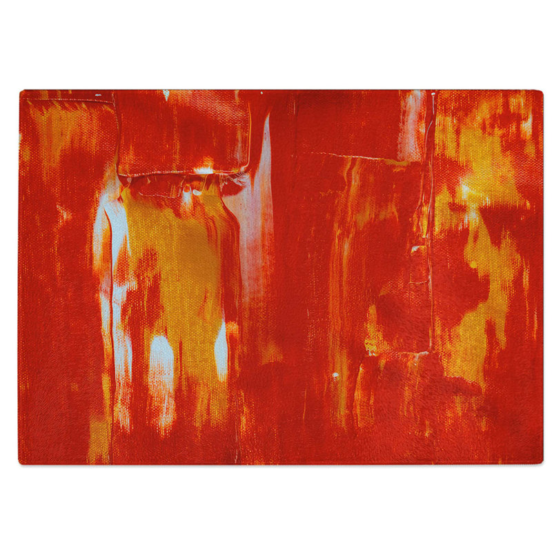 Tempered Glass Art Painting Vol.468 Chopping Board, 39 cm W x 28.5 cm L