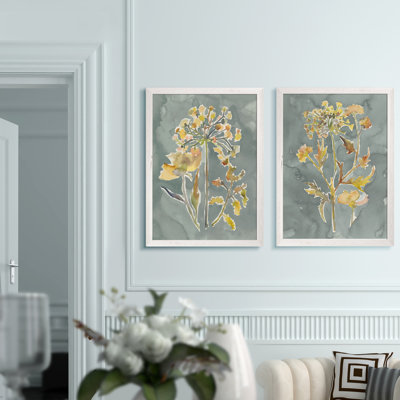 " Collected Florals I " 2 - Pieces