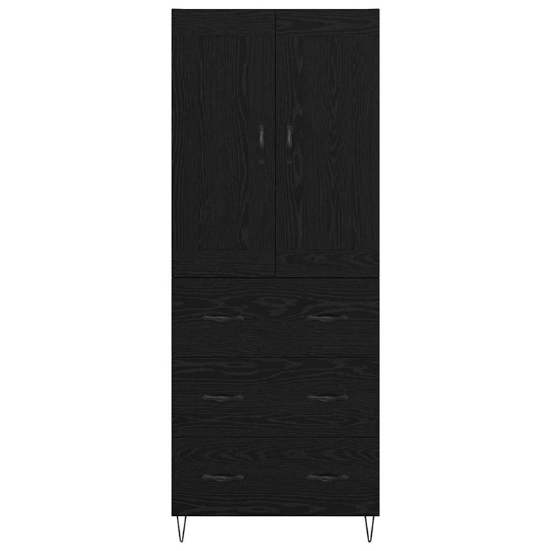 69.5cm Sideboard, Black Oak