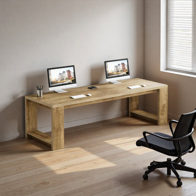 Roomy Office Desk,Computer Desk,Conference Table,Dual Workstation