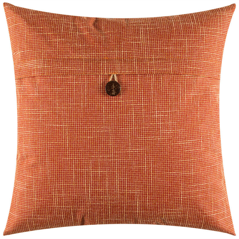 Housse de coussin en velours , Café
