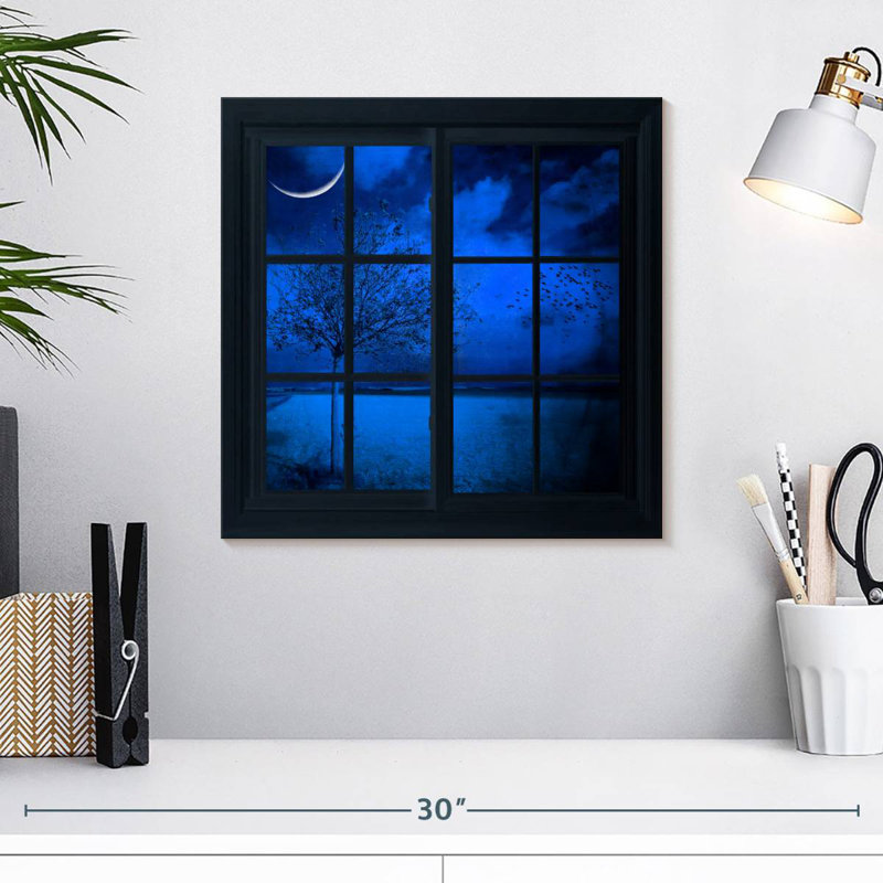 Lilie Moonlight Window, 16" H x 16" W