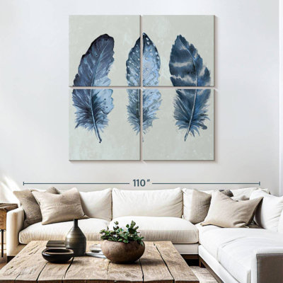 Plumes bleues indigo Kerner I