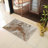 Abstract Machine Woven Marble Mocha Swirl Polypropylene Area Rug in Beige-93570385-126076894