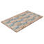 Tapis brun en laine noué à la main de conception unique 4 pi x 6 pi 4 po Hayner