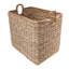 Panier en osier avec rangement torsadé
