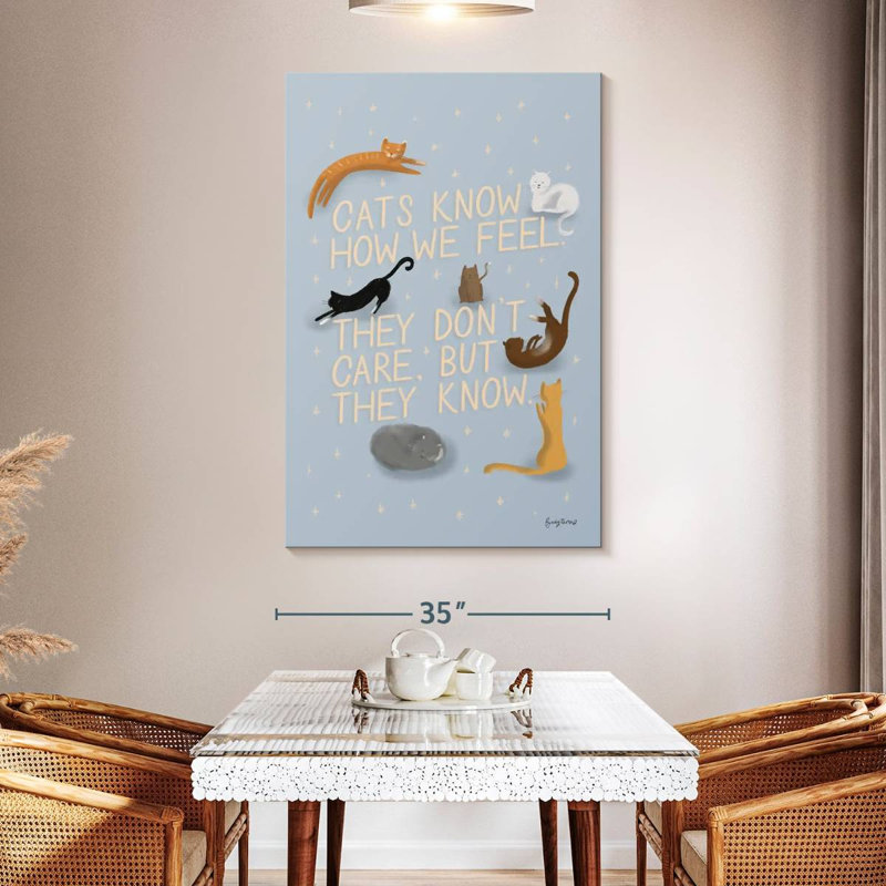 Ode To Cats, 51" H x 34" W
