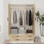 Retonia Manufactured Wood Wardrobe-453577540