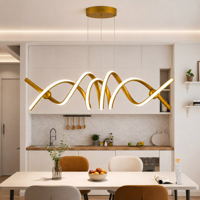 Annchen 2 - Light Kitchen Island Linear LED Pendant